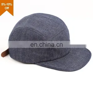 5 Panel Hat With Cork Wood Brim thumbnail-2