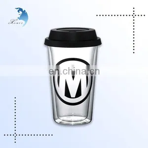 Screen Printing Promotional Clear PVC Travel Mug For Business Gift thumbnail-1