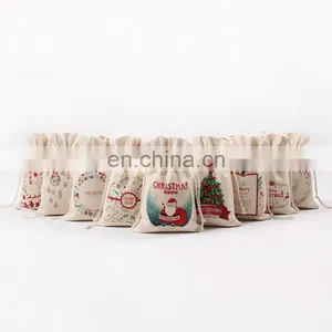 In Stock Popular Printed Wholesale Santa Sacks thumbnail-4
