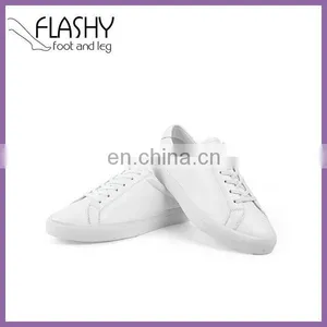 Wholesale Women White Sneakers Lace up Casual Shoes Lady Leisure thumbnail-1