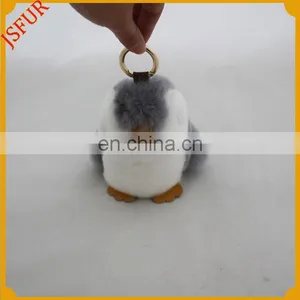 Rex Rabbit Made Accessory Penguin Shape Keychain Custom thumbnail-2