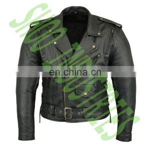 Leather Motorbike Racing Jacket,Racing Leather Jacket,Biker Leather Jacket thumbnail-3