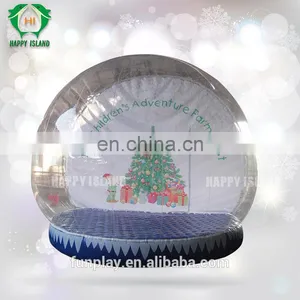 Interesting !!inflatable Snow Globe for Decoration,snow Globe for Christmas ,giant Snow Globe thumbnail-2