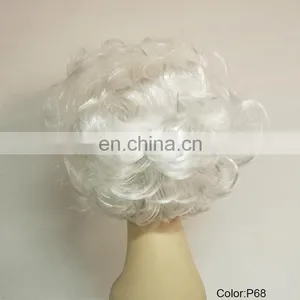 Short White DIVA Style Party Wigs P-W206 thumbnail-3