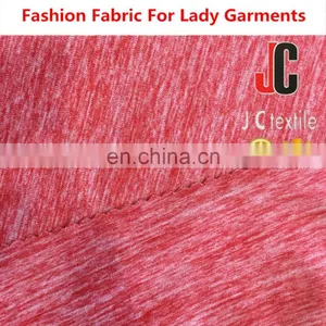 JC-K671141 China Supply Polyester Loose Gauze Jacquard Hacci Knit Fabric for Spring Wear thumbnail-1
