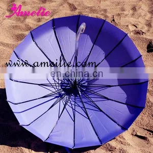 Purple Violet Straight Umbrella thumbnail-1