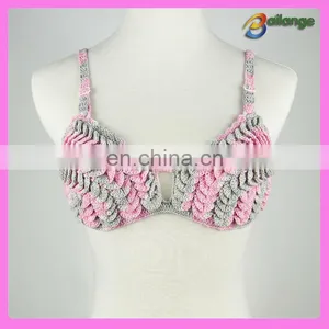 Bailange 2016 Newest Lady Unique Crochet Bra Swimming Cloth Sexy Lady Bra thumbnail-1