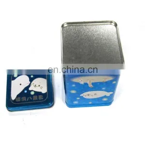 3D Emboss Lid Square Tin Box thumbnail-3