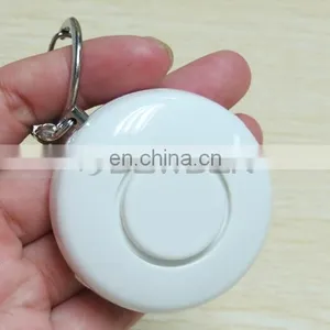 Promotional Gift Round Shaped Mini Keychain Personal Alarm With LED Light thumbnail-6