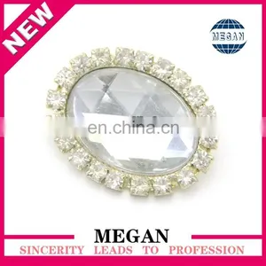 Oval Rhinestone Button For Wedding Invitation Card Hair Accessories Scrapbooking Jewelry thumbnail-1