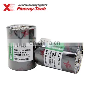 General Purpose Wax Thermal Ribbons 110mm*90m---black With 1Inch Core thumbnail-6