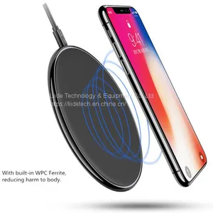 IPhone LG Samsung Lenovo Smart Cell Phone Mobile Phone Round Bluetooth Wireless Quick Charger thumbnail-4