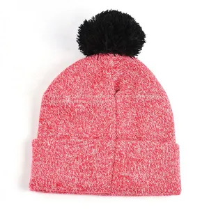 Promotional POM POM Knit Beanie Hat China thumbnail-4