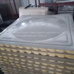 GRP FRP SMC Insulation Sectional Panel Water Tank thumbnail-2