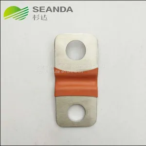 Insulated Flexible Copper Laminated Busbars With Heat Shrinkable Tube for Power Distribution thumbnail-1