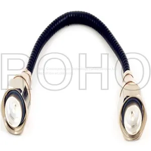 Rg141 N Female to N Female 4 Hole Flange RF Coaxial Test Cable Assembly thumbnail-1