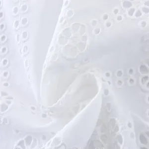 Embroidery Heavy Cotton Lace Fabric Embroidered thumbnail-1