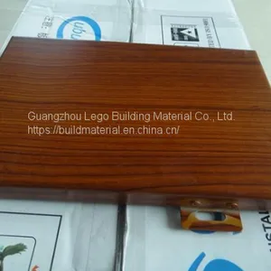 2.0mm Profiled Aluminum Veneer Red Pattern Pavilion thumbnail-3