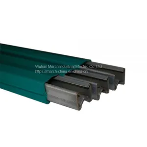 March Galvanized Steel 60A 100A 125A Gantry Crane Conductor Bus Bar System thumbnail-1