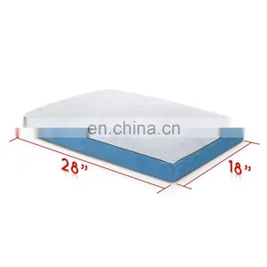 Memory Foam Dog Bed With Removable Washable Cover Soft Velvet Fabric Ped Bed Mattress thumbnail-6