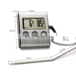 Wireless Smart Remote Digital Cooking Food Meat Thermometer for Grilling Oven Kitchen Smoker BBQ Grill Thermometer With Probe thumbnail-6