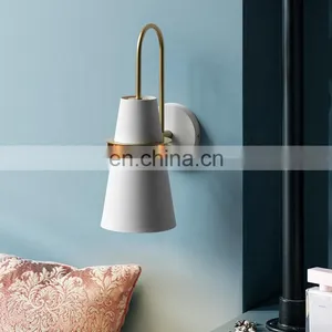Best Selling 2020 Wall Sconces Simple Macaron Wall Lights Modern Wall Lamps for Bedroom thumbnail-1