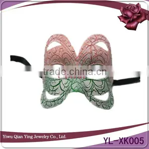 Cheap Butterfly Shaped Plastic Masquerade Party Face Mask for Birthday Party thumbnail-1