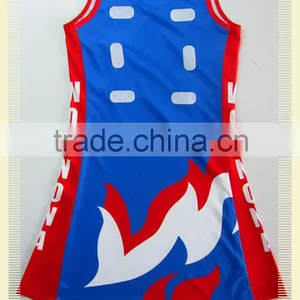 2016 Custom Digital Printed Netball Dress thumbnail-2