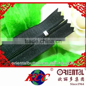 3# Black Fabric Tape Nylon Zipper KCC Zipper thumbnail-2