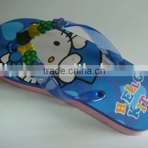 20/28mm Fancy Girls Hello Kitty Wedge Platform Flip Flop Slippers thumbnail-1