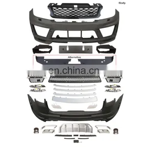SUPER BLACK VERSION KIT BODY PARTS CAR COMPLETE BODY KIT FOR Range Rover Vogue 2013-2017 thumbnail-3