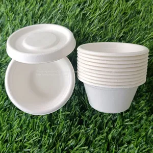 2oz 50ml Biodegradable Compostable Disposable Sugarcane Bagasse Party Supplier Paper Cup thumbnail-1