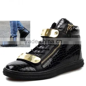 C89195A Wholesale European Mens Winter pu Shoes Hot Sale Shoes for Man Men Fashion Comfort Shoes thumbnail-1