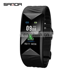 SANDA S5 Men Smart Sports Watches Heart Rate Monitor Fitness Call Reminder GPS IOS Wrist Watch thumbnail-1