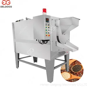 100 Kg/h Electric Peanut Roaster Machine Sesame Roasting Equipment thumbnail-2
