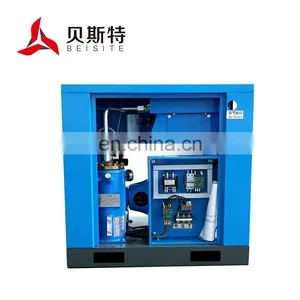11KW 15KW 22KW Combined Rotary Screw Type Air Compressor With Receiver Tank and Air Dryer thumbnail-3
