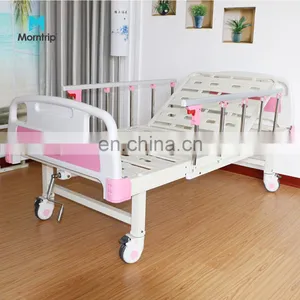 Medical Equipment Hot Sales 1 Crank One Function Manual Hospital Bed For Sale thumbnail-1