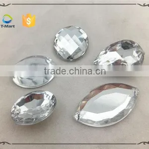 Crystal Sew on Acrylic Stone With Two Holes thumbnail-1