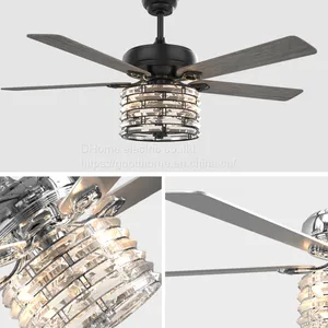 52 Inch Crystal Fan Light（Wechat:13510231336） thumbnail-2