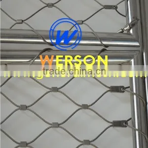 Flexible Stainless Steel Cable Mesh for Zoo Enclosures, Tensile Structure | Generalmesh thumbnail-4