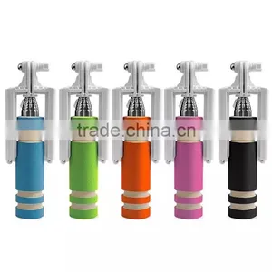 Fashion Colorful Mini Wired Selfie Stick Monopod With Cable Supplier's Choice thumbnail-1
