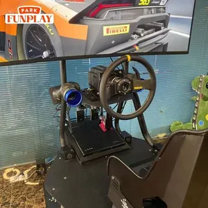 Professional Racing Simulator Cockpit 6DOF Motion Rig VR Ready for VR Steam PS Window Racing Game Ultimate Home Racing Experience thumbnail-5