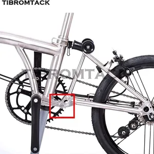 TIBROMTACK Titanium Pivot Hinge Spindle Pin Axle+ and Washers for Brompton Contactor of Rear Triangle and Main Frame Bolts & Screws thumbnail-1