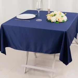 Microfibre Suede Table Linen Cloth 62*62inch Table Cloth Factory High Quality Table Cloths thumbnail-1