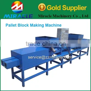 Hot Sale Double Head Wood Pallet Block Machine/sell in India Pallet Block Machine thumbnail-1