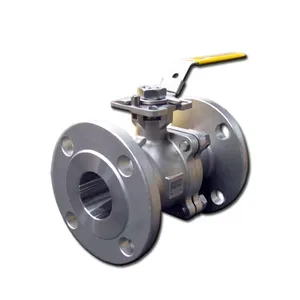 ANSI 150LB 300# Stainless Steel SS304/316 CF8/CF8M 2PC Ball Valve Manual/Pneumatic/Electric Flange Ball Valve thumbnail-2