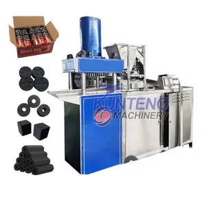 Complete Set Wood Coconut Shell Charcoal Making Machine Charcoal Powder Shaping Machine Charcoal Production Line thumbnail-1