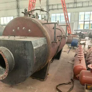 Industrial Waste Heat Recovery Steam Boiler for Cement Kiln Metallurgy Furnace Exhaust Gas thumbnail-2