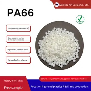 Pa66 Nylon, Cold-resistant and Low-temperature-resistant at -40°c, Black Pa66 With Fiber Reinforcement and Toughening, Gf12534, 50% Off-white thumbnail-1