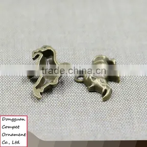 Wholesale Euramerican Style Zinc Alloy Jewelry Diy Wildlife Rhino Pendant thumbnail-3